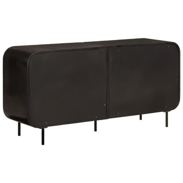 vidaXL Senkki 140x35x70 cm kierrätetty täyspuu ja metalli