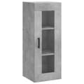 Miniatyrbilde 5 av 11: vidaXL Highboard betonggrå 34,5x34x180 cm konstruert tre