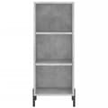 Miniatyrbilde 8 av 11: vidaXL Highboard betonggrå 34,5x34x180 cm konstruert tre