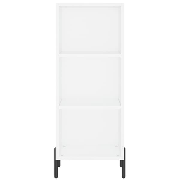 vidaXL Högskåp vit 34,5x34x180 cm konstruerat trä