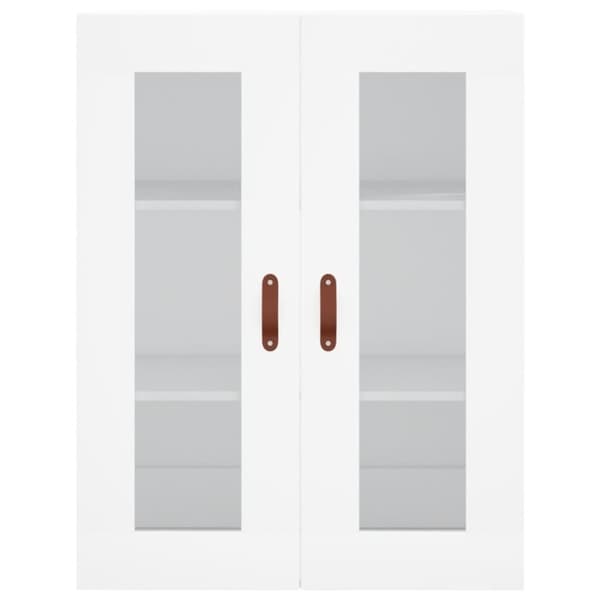 vidaXL Highboard hvit 69,5x34x180 cm konstruert tre