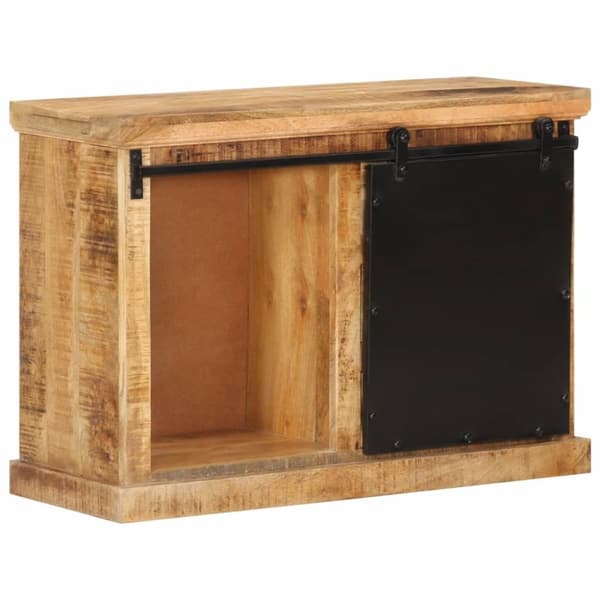 vidaXL Senkki 80x30x55 cm täysi karkea mangopuu