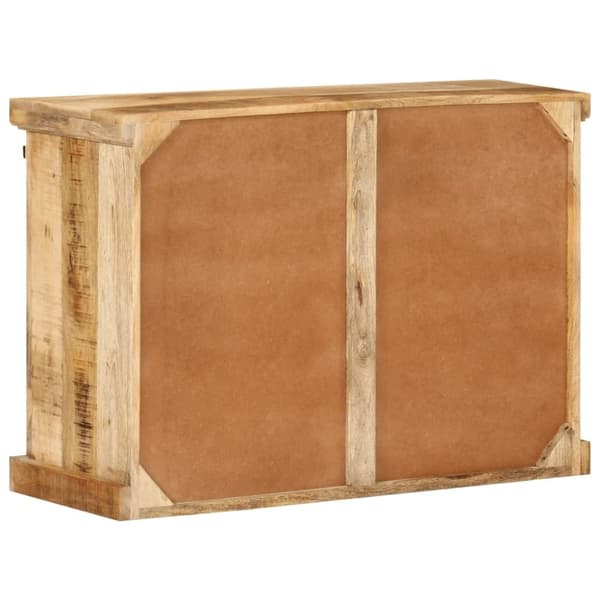 vidaXL Senkki 80x30x55 cm täysi karkea mangopuu