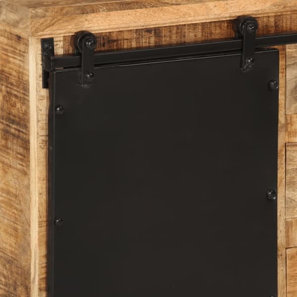 vidaXL Senkki 80x30x55 cm täysi karkea mangopuu