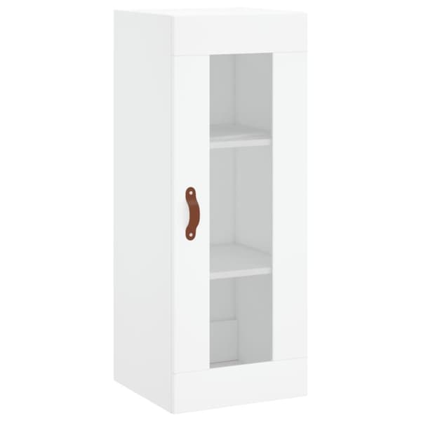 vidaXL skab 34,5x34x180 cm konstrueret træ hvid