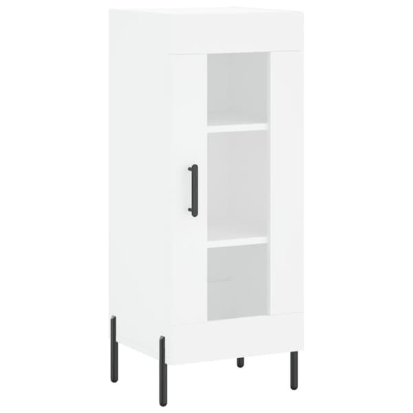 vidaXL skab 34,5x34x180 cm konstrueret træ hvid
