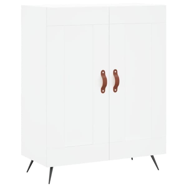 vidaXL højskab 69,5x34x180 cm konstrueret træ hvid