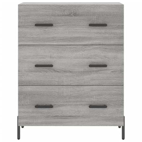 vidaXL Högskåp Grå Sonoma 69,5x34x180 cm konstruerat trä