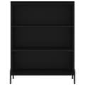 Miniatyrbilde 5 av 11: vidaXL Highboard svart 69,5x32,5x180 cm konstruert tre