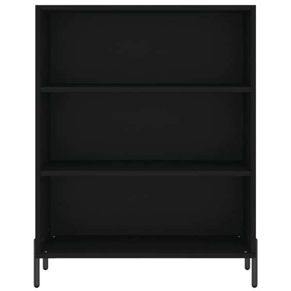 vidaXL Highboard svart 69,5x32,5x180 cm konstruert tre
