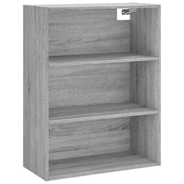 vidaXL Highboard grå sonoma 69,5x32,5x180 cm konstruert tre