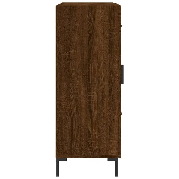 vidaXL Skjenk brun eik 69,5x34x90 cm konstruert tre