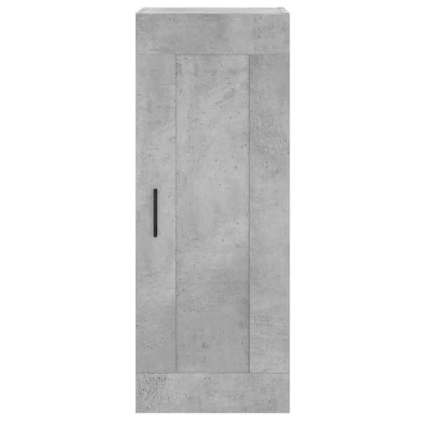 vidaXL Highboard betonggrå 34,5x34x180 cm konstruert tre