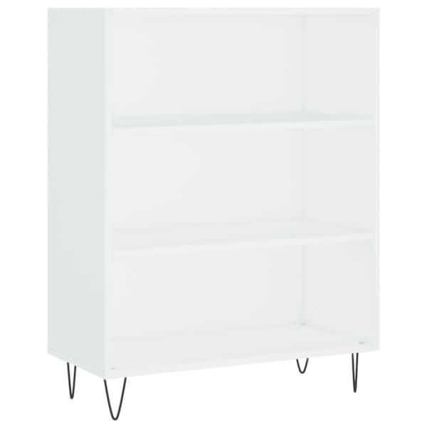 vidaXL Highboard hvit konstruert tre