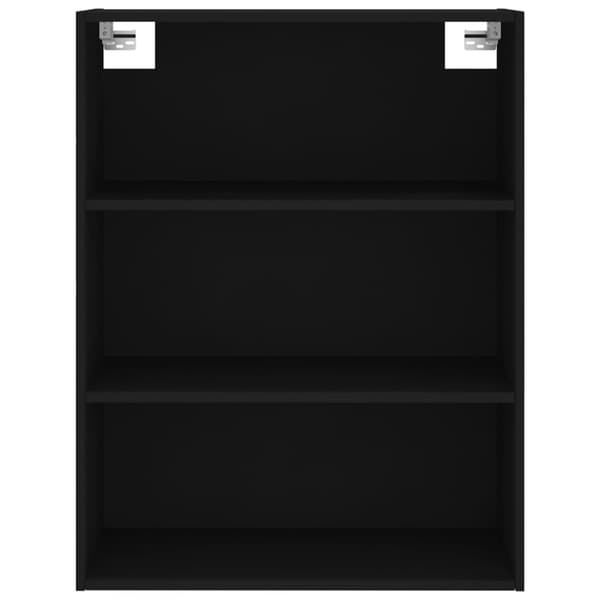 vidaXL reol 69,5x32,5x180 cm konstrueret træ sort