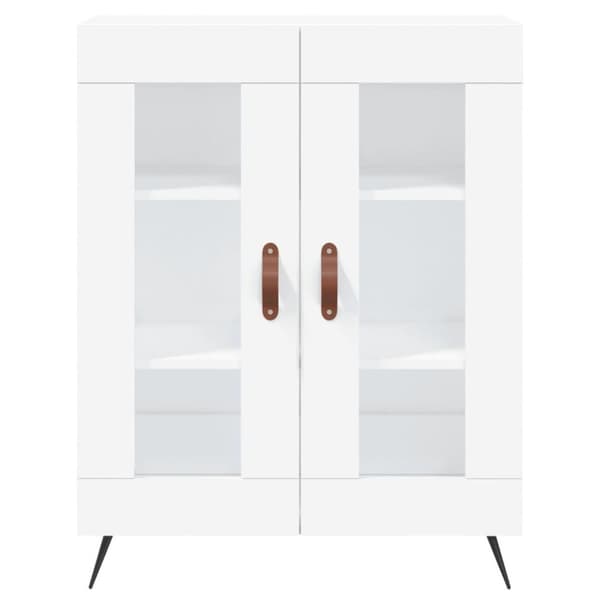 vidaXL Highboard hvit 69,5x34x180 cm konstruert tre