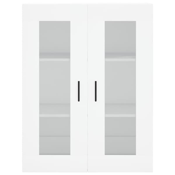 vidaXL højskab 69,5x34x180 cm konstrueret træ hvid