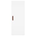 Miniatyrbilde 6 av 11: vidaXL Highboard hvit 34,5x34x180 cm konstruert tre