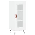 Miniatyrbilde 7 av 11: vidaXL Highboard hvit 34,5x34x180 cm konstruert tre