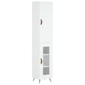Miniatyrbilde 1 av 11: vidaXL Highboard hvit 34,5x34x180 cm konstruert tre