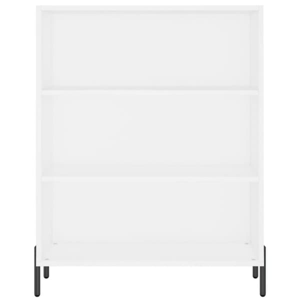 vidaXL højskab 69,5x34x180 cm konstrueret træ hvid