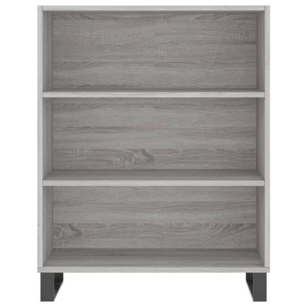 vidaXL Highboard grå sonoma 69,5x32,5x180 cm konstruert tre