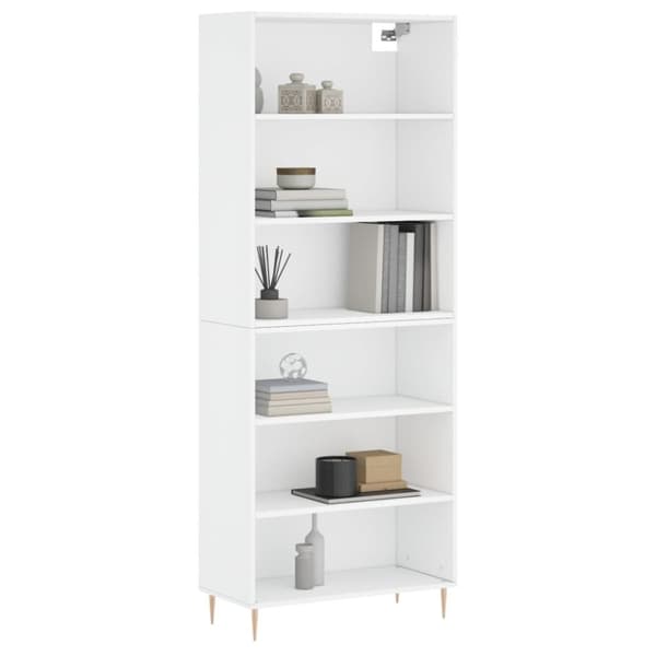 vidaXL Highboard hvit konstruert tre
