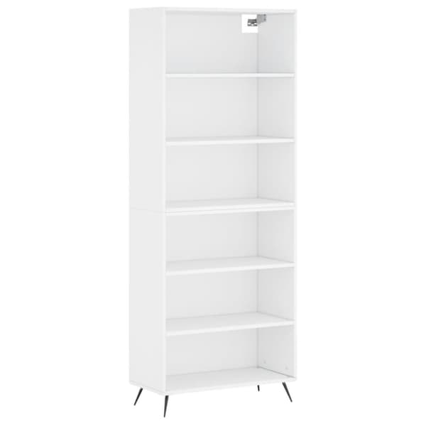 vidaXL Highboard hvit konstruert tre