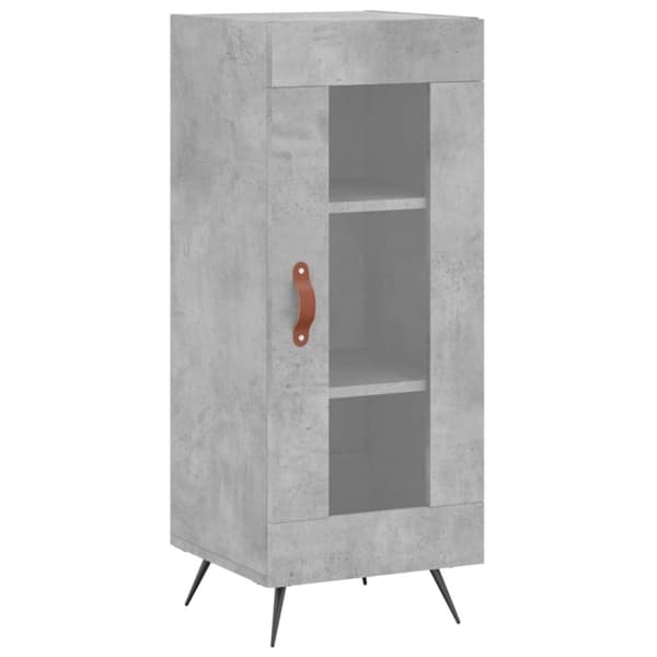 vidaXL skab 34,5x34x180 cm konstrueret træ betongrå