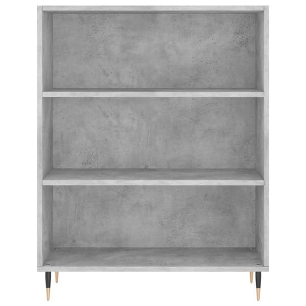 vidaXL højskab 69,5x34x180 cm konstrueret træ betongrå