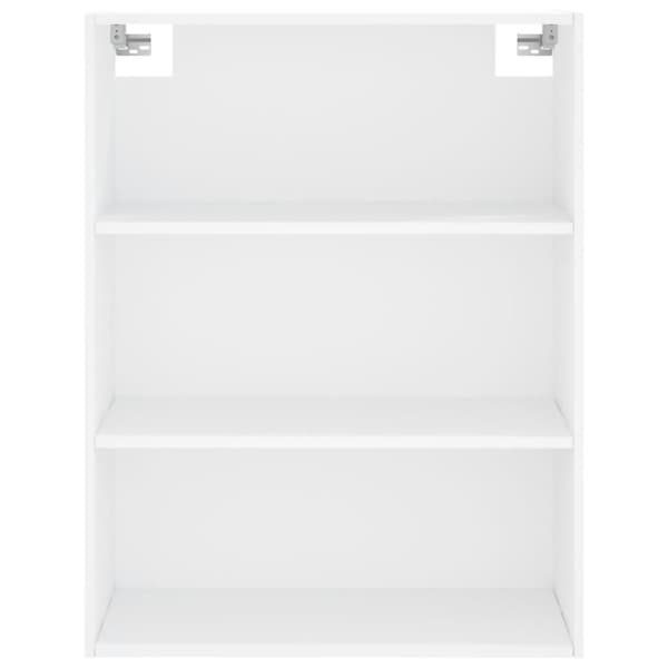 vidaXL reol 69,5x32,5x180 cm konstrueret træ hvid