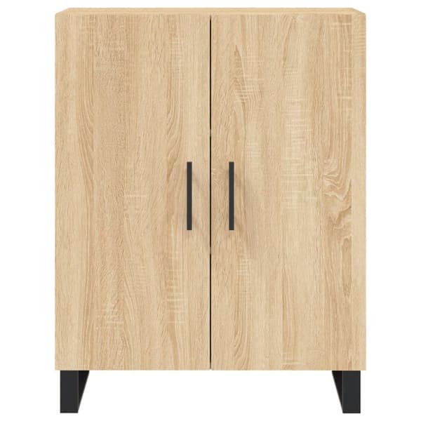 vidaXL Högskåp sonoma-ek 69,5x34x180 cm konstruerat trä