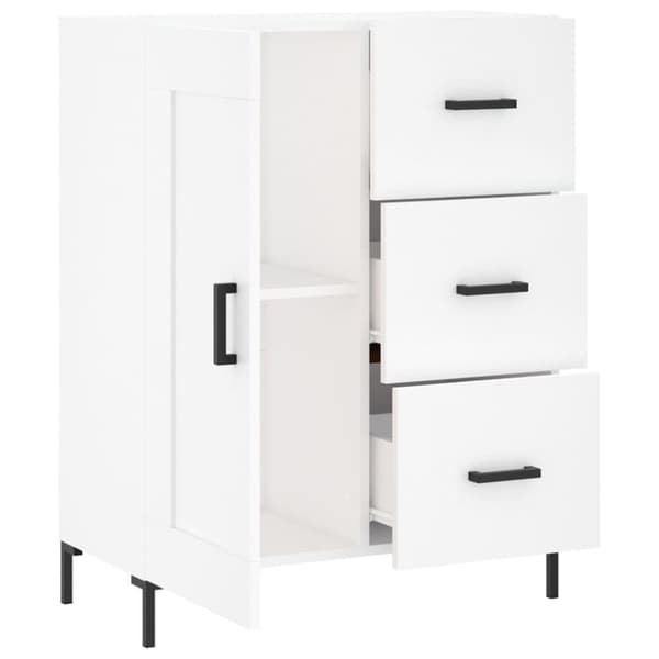 vidaXL Skåp vit 69,5x34x90 cm konstruerat trä