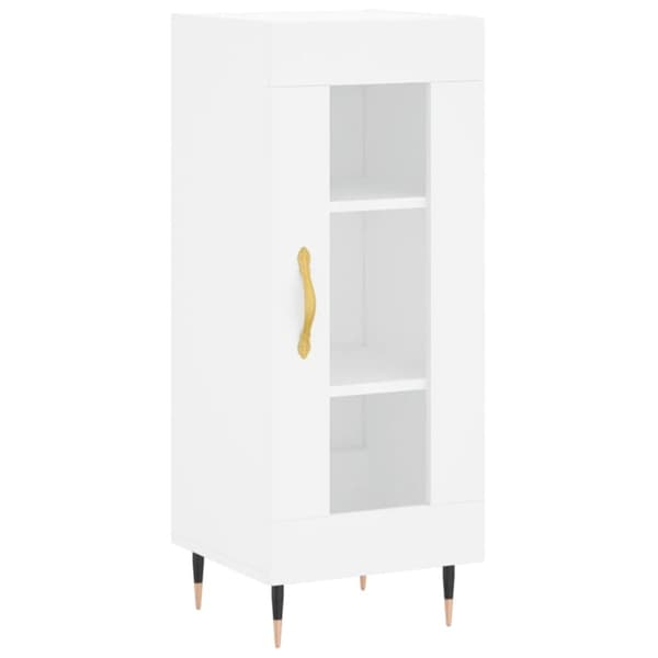 vidaXL skab 34,5x34x180 cm konstrueret træ hvid