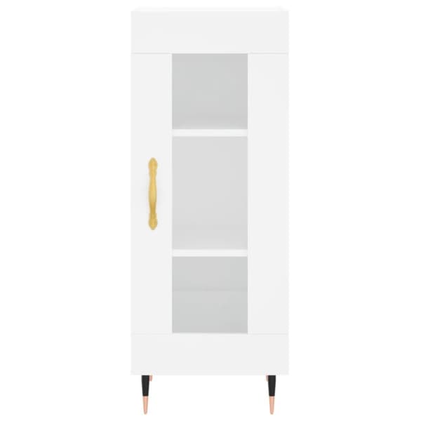 vidaXL skab 34,5x34x180 cm konstrueret træ hvid