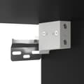 Miniatyrbilde 10 av 11: vidaXL Highboard svart 69,5x34x180 cm konstruert tre