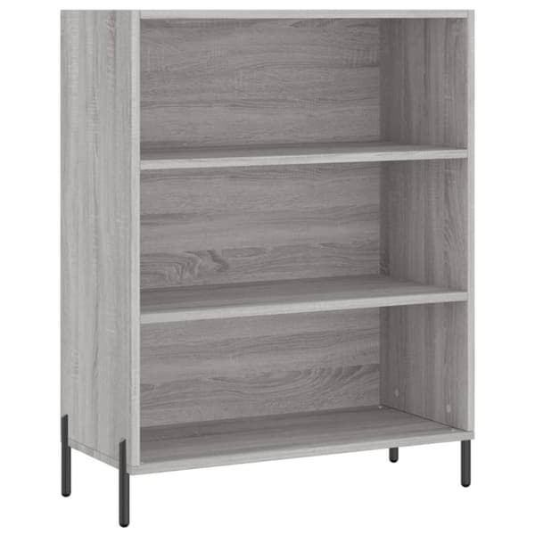 vidaXL Kaappi harmaa Sonoma 69,5x32,5x180 cm tekninen puu