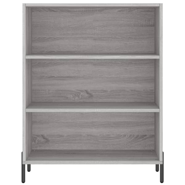 vidaXL Kaappi harmaa Sonoma 69,5x32,5x180 cm tekninen puu
