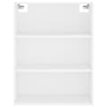 Miniatyrbilde 5 av 11: vidaXL Highboard hvit 69,5x34x180 cm konstruert tre