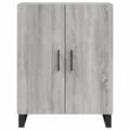 Miniatyrbilde 7 av 11: vidaXL Highboard grå sonoma 69,5x34x180 cm konstruert tre