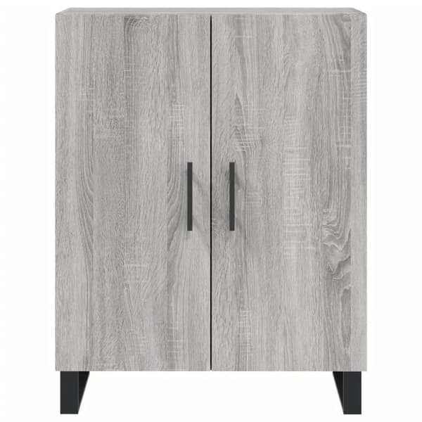 vidaXL Highboard grå sonoma 69,5x34x180 cm konstruert tre