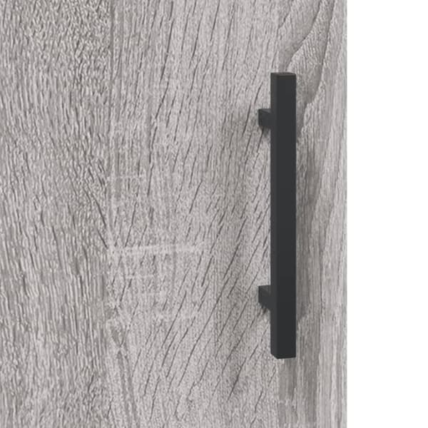 vidaXL Kaappi harmaa Sonoma 69,5x34x180 cm tekninen puu