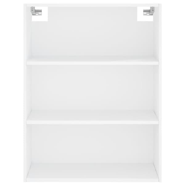 vidaXL højskab 69,5x34x180 cm konstrueret træ hvid