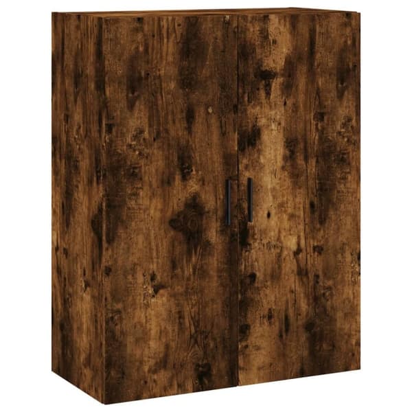 vidaXL vægskabe 2 stk. 69,5x34x90 cm røget sonoma-eg