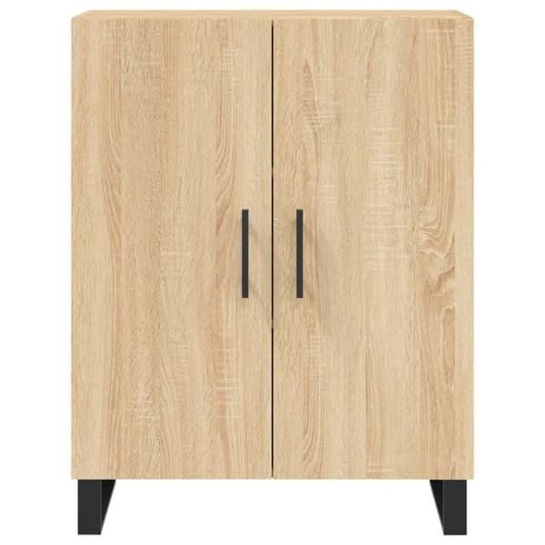 vidaXL Kaappi Sonoma tammi 69,5x34x180 cm tekninen puu