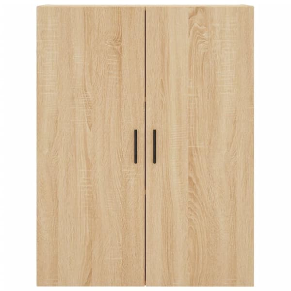 vidaXL vægskabe 2 stk. 69,5x34x90 cm sonoma-eg