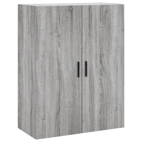 vidaXL vægskabe 2 stk. 69,5x34x90 cm grå sonoma-eg