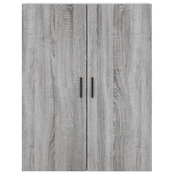 vidaXL vægskabe 2 stk. 69,5x34x90 cm grå sonoma-eg