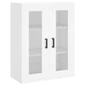 Miniatyrbilde 4 av 11: vidaXL Highboard hvit 69,5x34x180 cm konstruert tre