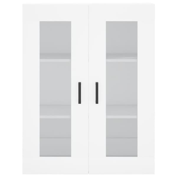vidaXL Highboard hvit 69,5x34x180 cm konstruert tre